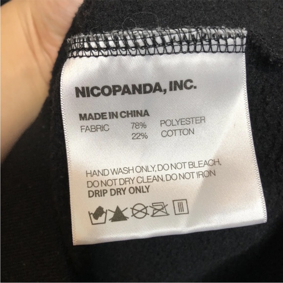 NICOPANDA Club Logo Graphic-Print Hoodie Pullover Sweater - Picture 6 of 6